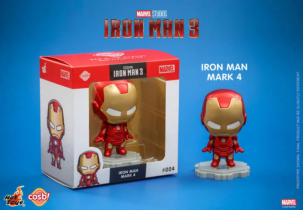 Iron Man 3 Cosbi Minifigur Iron Man Mark 4 8 cm termékfotó