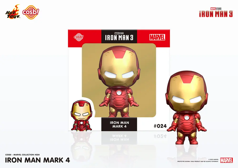 Iron Man 3 Cosbi Minifigur Iron Man Mark 4 8 cm termékfotó