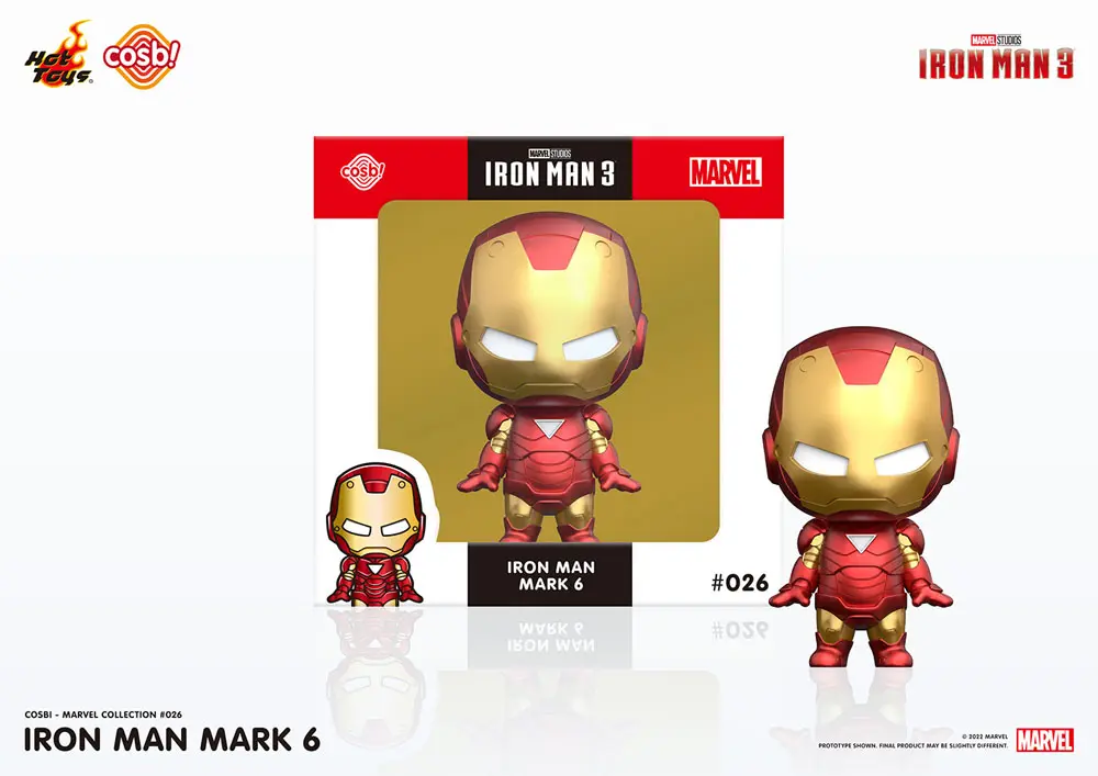 Iron Man 3 Cosbi Minifigur Iron Man Mark 6 8 cm Produktfoto