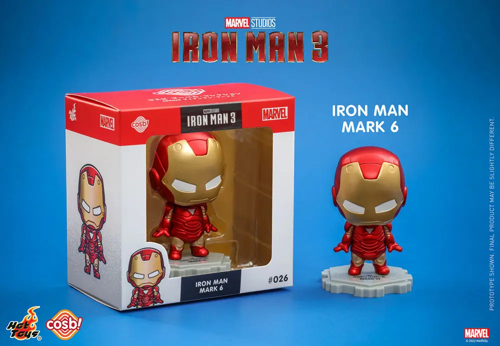 Iron Man 3 Cosbi Minifigur Iron Man Mark 6 8 cm Produktfoto