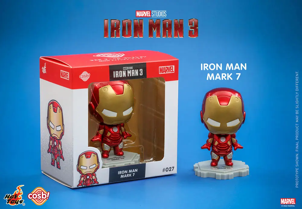 Iron Man 3 Cosbi Minifigur Iron Man Mark 7 8 cm Produktfoto