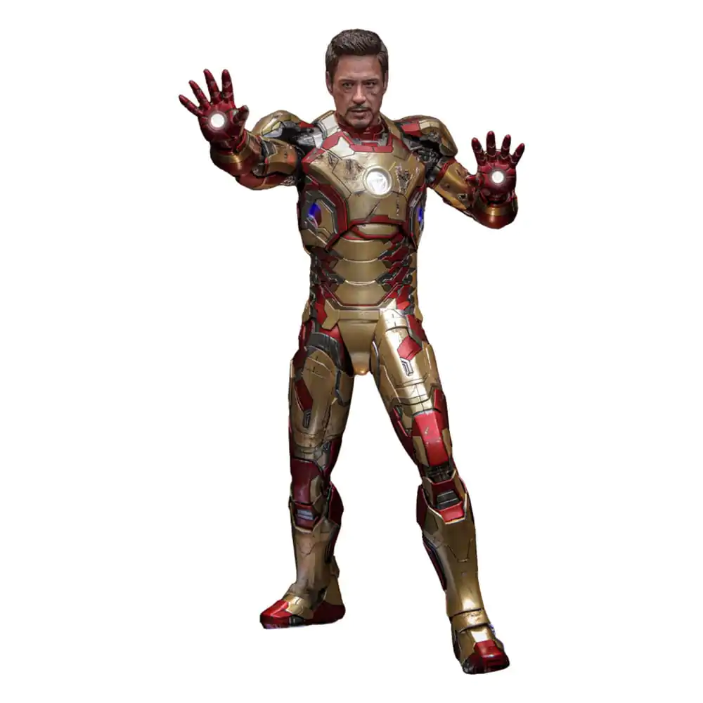 Iron Man 3 Movie Masterpiece Diecast Actionfigur 1/6 Iron Man Mark XLII (2.0) Deluxe 32 cm termékfotó