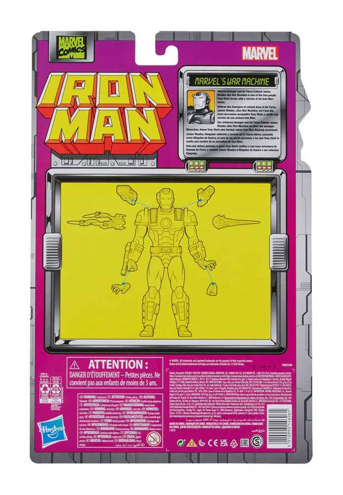 Iron Man Marvel Legends Series Actionfigur 2022 Marvel's War Machine 15 cm Produktfoto