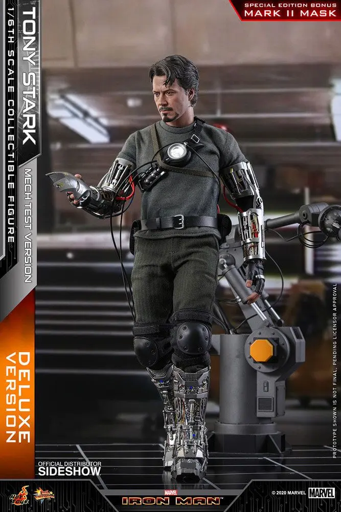 Iron Man Movie Masterpiece Actionfigur 1/6 Tony Stark (Mech Test Deluxe Version) 30 cm termékfotó