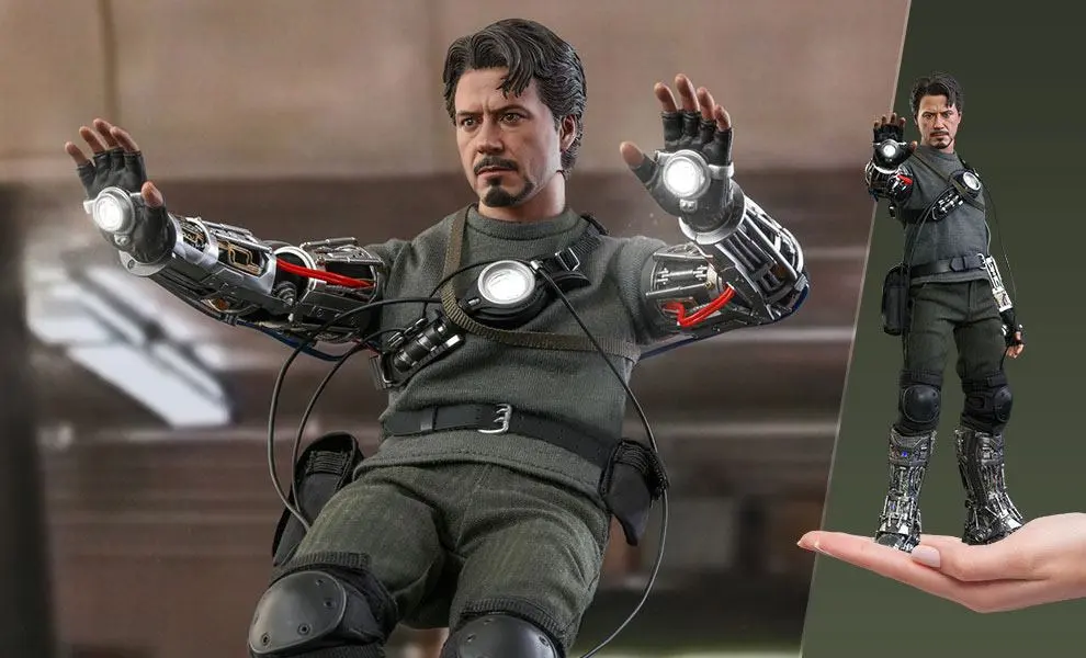 Iron Man Movie Masterpiece Actionfigur 1/6 Tony Stark (Mech Test Deluxe Version) 30 cm termékfotó