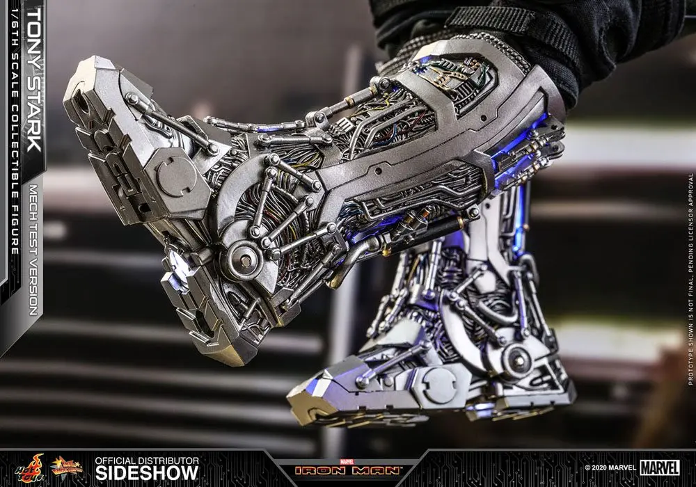 Iron Man Movie Masterpiece Actionfigur 1/6 Tony Stark (Mech Test Version) 30 cm Produktfoto
