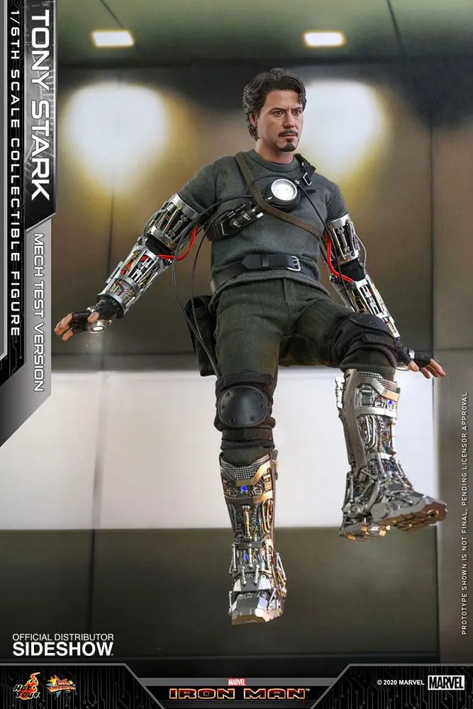 Iron Man Movie Masterpiece Actionfigur 1/6 Tony Stark (Mech Test Version) 30 cm Produktfoto