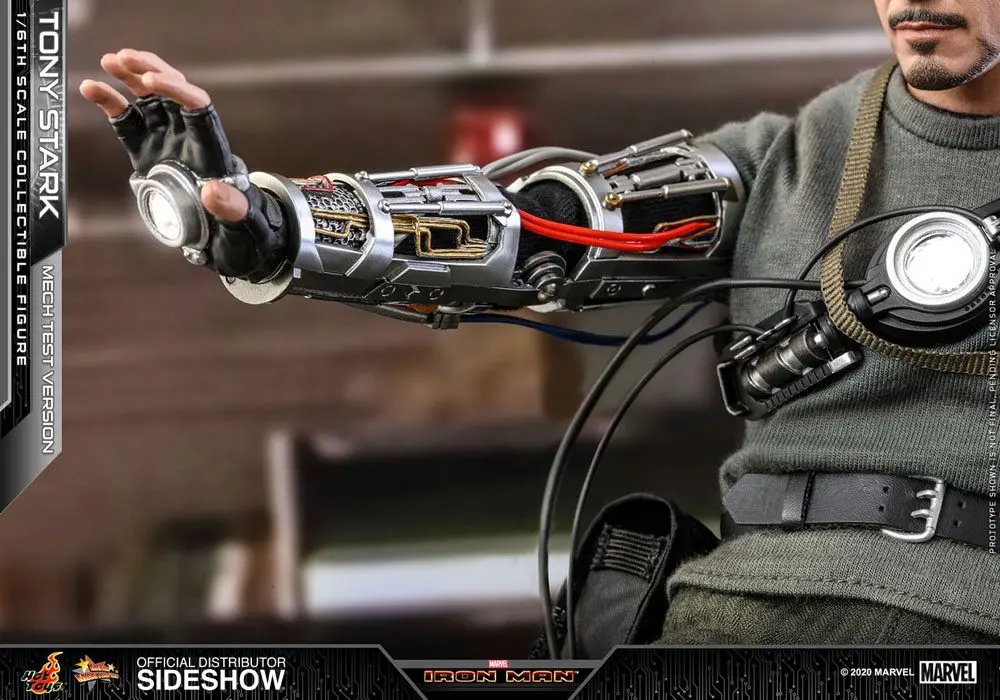 Iron Man Movie Masterpiece Actionfigur 1/6 Tony Stark (Mech Test Version) 30 cm Produktfoto