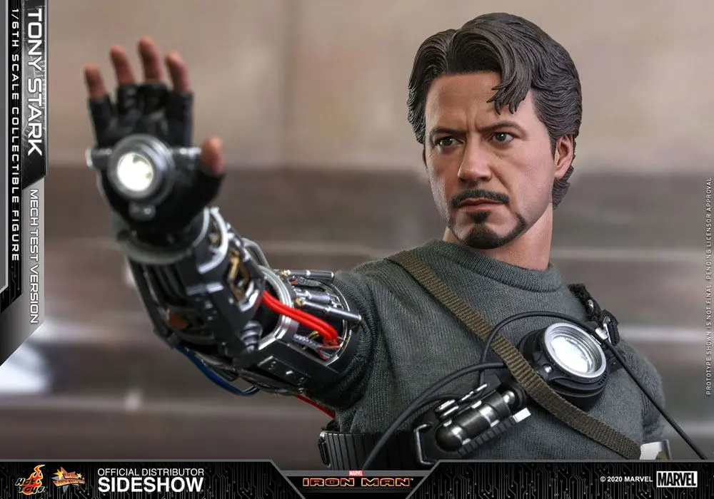 Iron Man Movie Masterpiece Actionfigur 1/6 Tony Stark (Mech Test Version) 30 cm Produktfoto