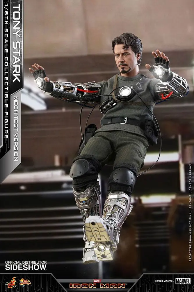 Iron Man Movie Masterpiece Actionfigur 1/6 Tony Stark (Mech Test Version) 30 cm Produktfoto