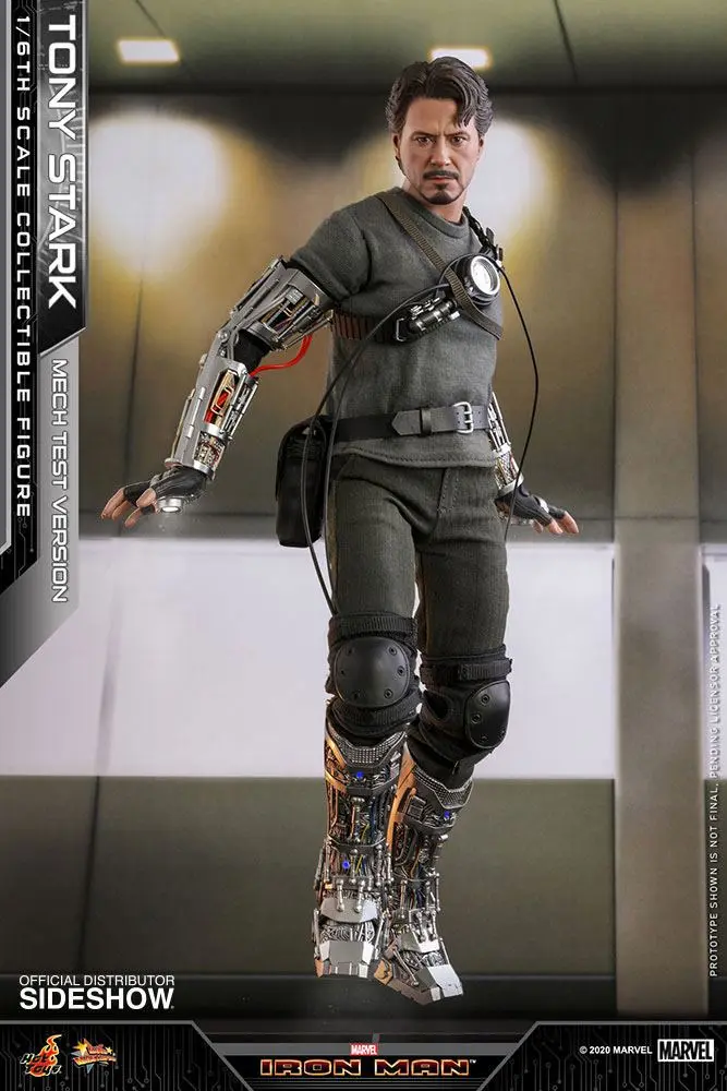Iron Man Movie Masterpiece Actionfigur 1/6 Tony Stark (Mech Test Version) 30 cm Produktfoto