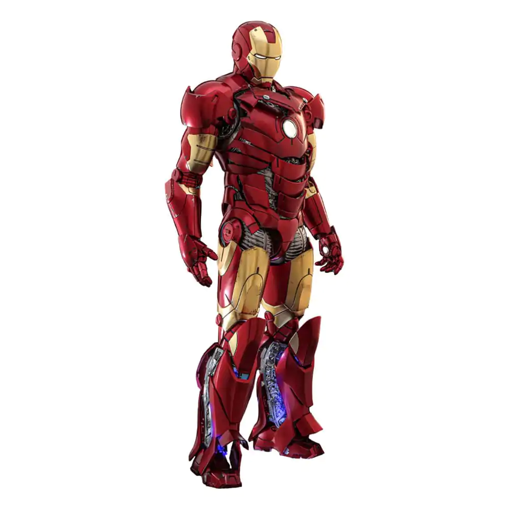 Iron Man Movie Masterpiece Diecast Action Figur 1/6 Iron Man Mark III (Armor Suit Up Version) 32 cm Produktfoto
