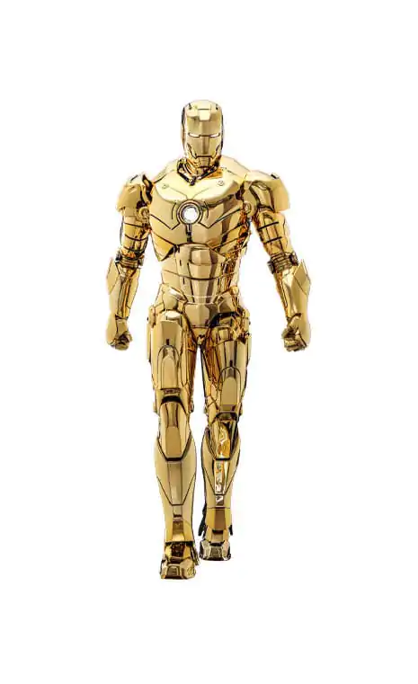 Iron Man Movie Masterpiece Diecast Actionfigur 1/6 Iron Man Mark III (Gold Color Version) Hot Toys Exclusive 33 cm Produktfoto