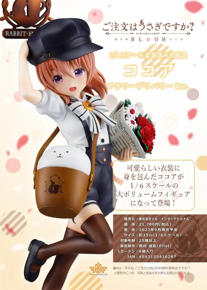 Is the Order a Rabbit BLOOM PVC Statue 1/6 Cocoa Flower Delivery Ver. 25 cm Produktfoto