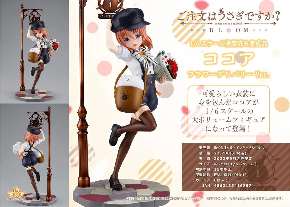Is the Order a Rabbit BLOOM PVC Statue 1/6 Cocoa Flower Delivery Ver. 25 cm Produktfoto