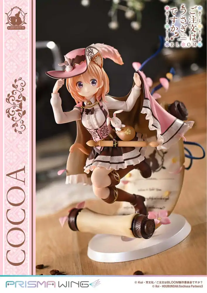 Ist die Bestellung ein Hase? Bloom Prisma Wing PVC-Statue 1/7 Cocoa 21 cm Produktfoto