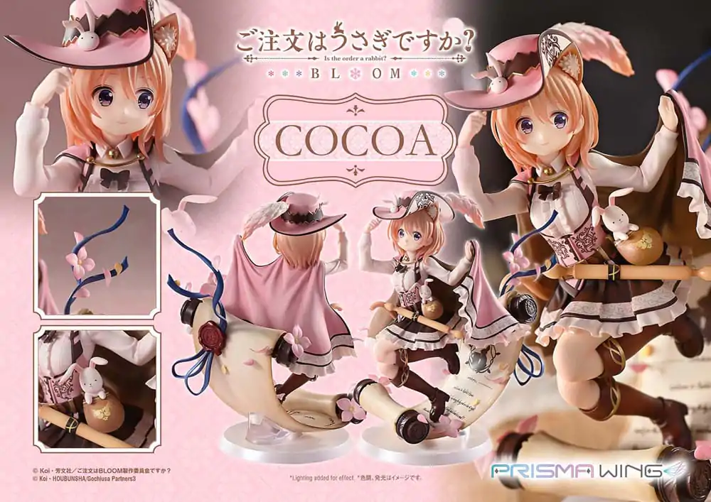 Ist die Bestellung ein Hase? Bloom Prisma Wing PVC-Statue 1/7 Cocoa 21 cm Produktfoto