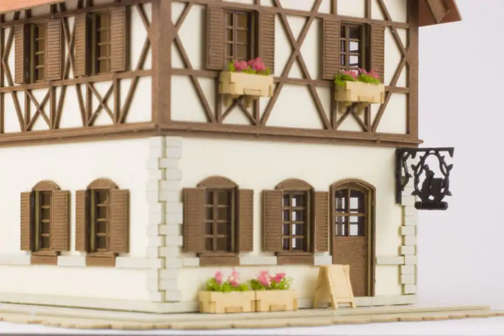Is the order a rabbit?? Anitecture Paper Model Kit 1/150 Rabbit House 9 cm (3rd-run) Produktfoto