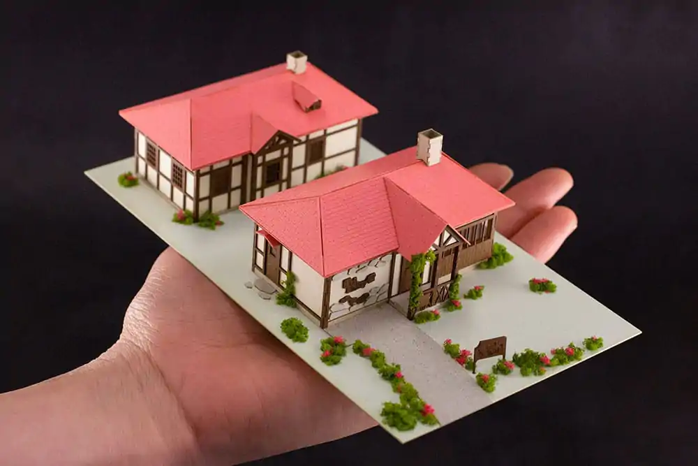 Is the order a rabbit?? Bloom Anitecture Paper Model Kit 1/150 Hot Bakery &amp; Cocoa's House 4 cm (re-run) Produktfoto