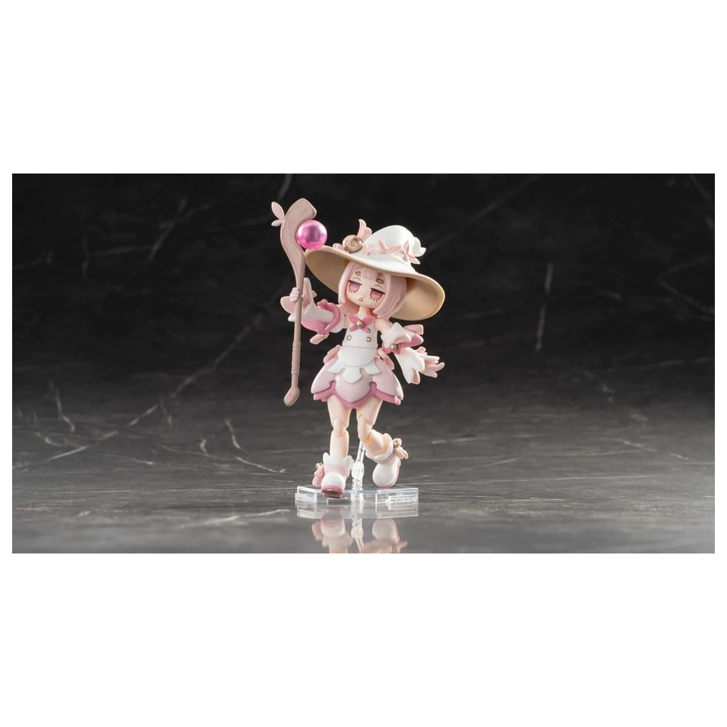 Isekai Travel Diary Plastikmodellbausatz 02B Rookie Wizard Mars Stock Sakura Magic Ver. 13 cm Produktfoto
