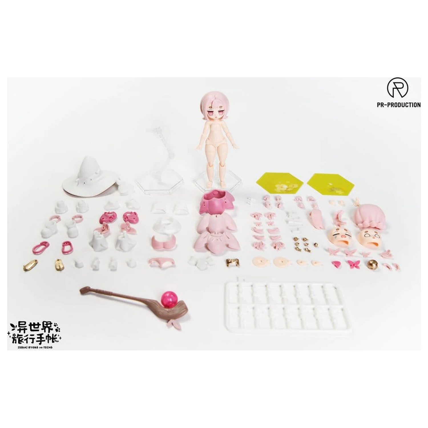 Isekai Travel Diary Plastikmodellbausatz 02B Rookie Wizard Mars Stock Sakura Magic Ver. 13 cm Produktfoto