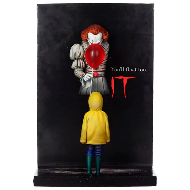 It 2017 Pennywise & Georgie Poster 3D Figur 20 cm termékfotó