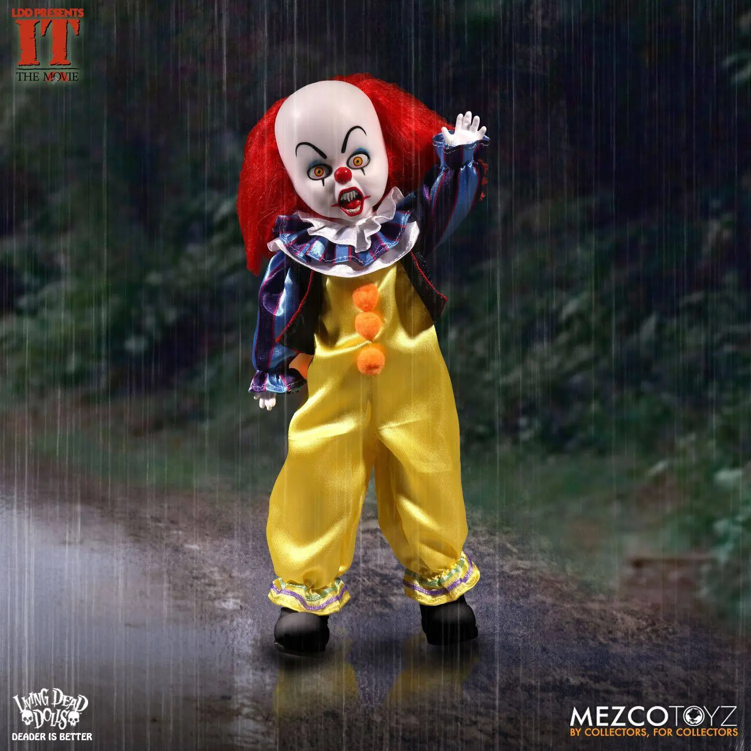 Stephen Kings Es Living Dead Dolls Puppe Pennywise 25 cm termékfotó