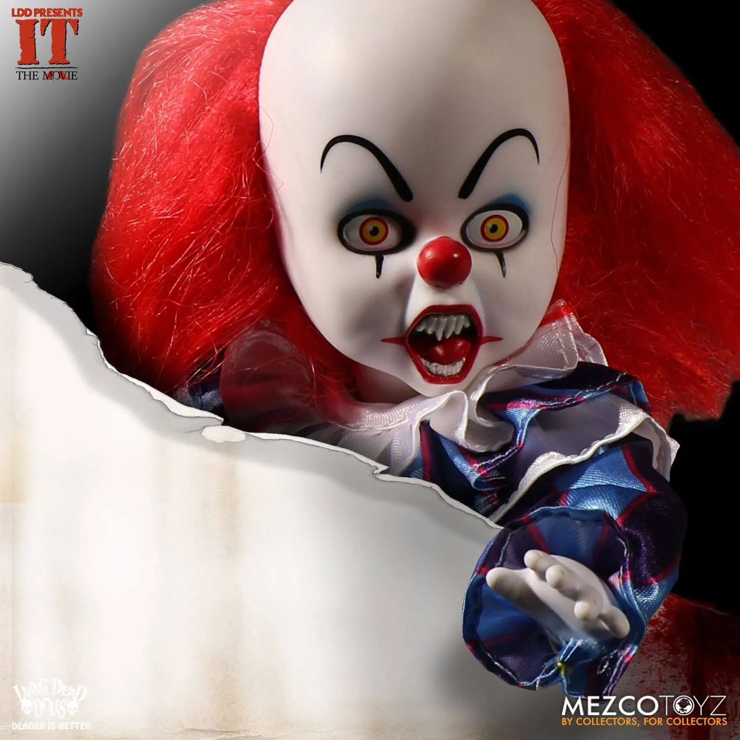 Stephen Kings Es Living Dead Dolls Puppe Pennywise 25 cm termékfotó