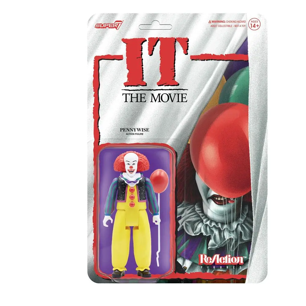 Stephen Kings Es ReAction Actionfigur Pennywise (Clown) 10 cm Produktfoto