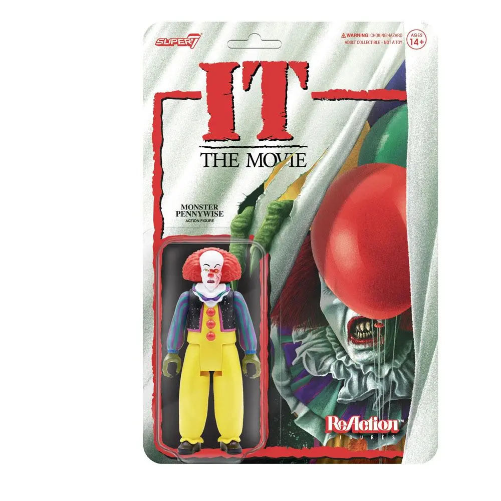 Stephen Kings Es ReAction Actionfigur Pennywise (Monster) 10 cm Produktfoto