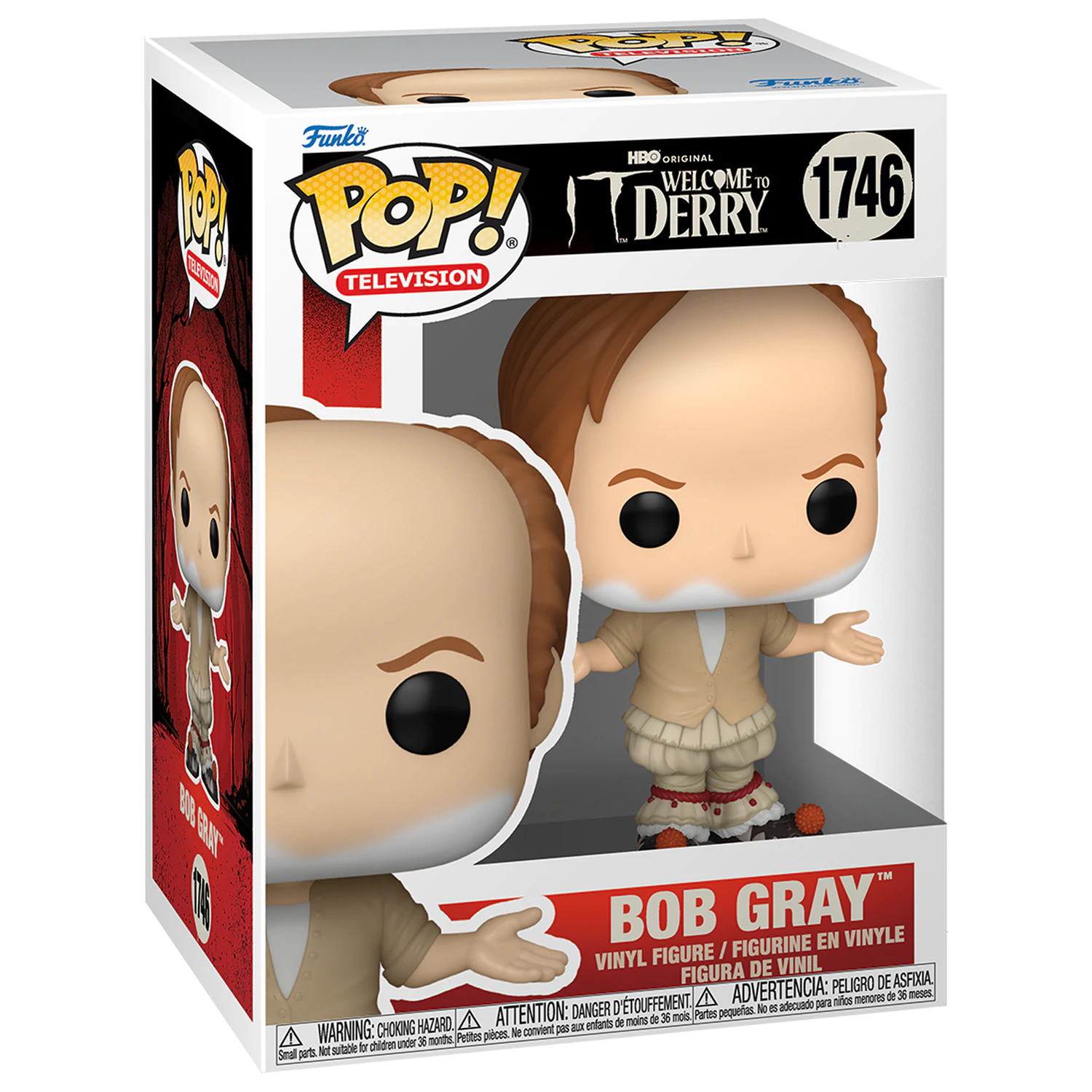 It-Welcome to Derry Funko POP! Plus Vinyl Figur Bob Gray 9 cm Produktfoto