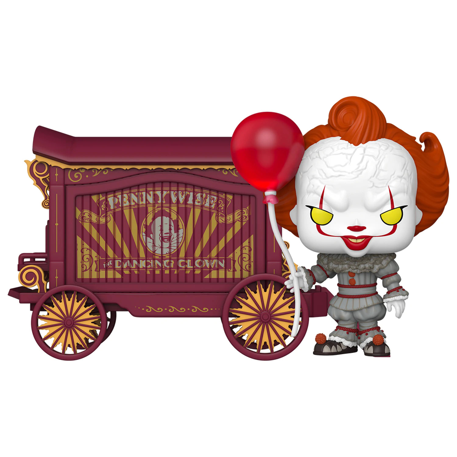 It-Welcome to Derry Funko POP! Town Vinyl Figur Pennywise & Wagon 9 cm Produktfoto