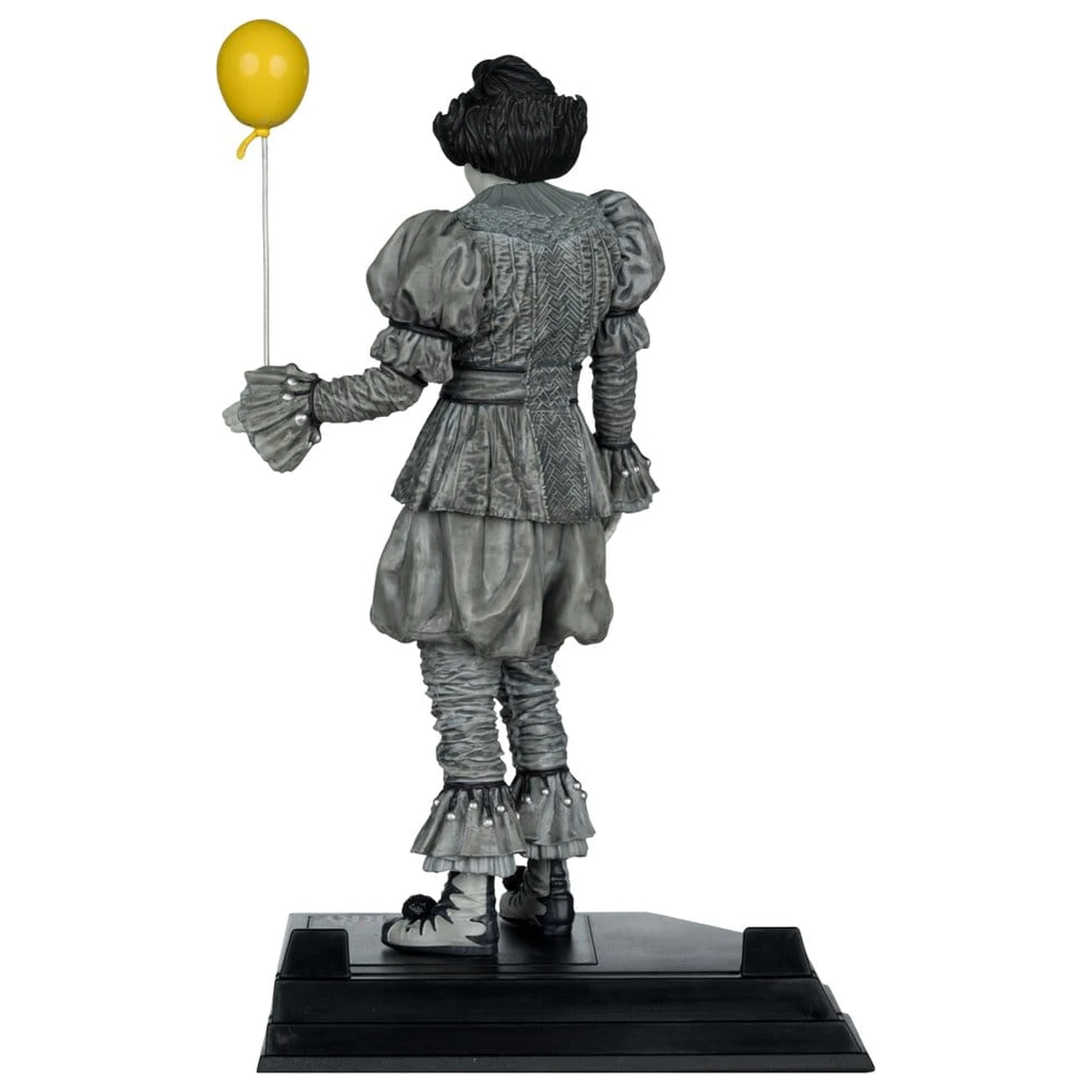 It Welcome to Derry Movie Maniacs Figur Pennywise (Schwarz & Weiß) 16 cm Produktfoto