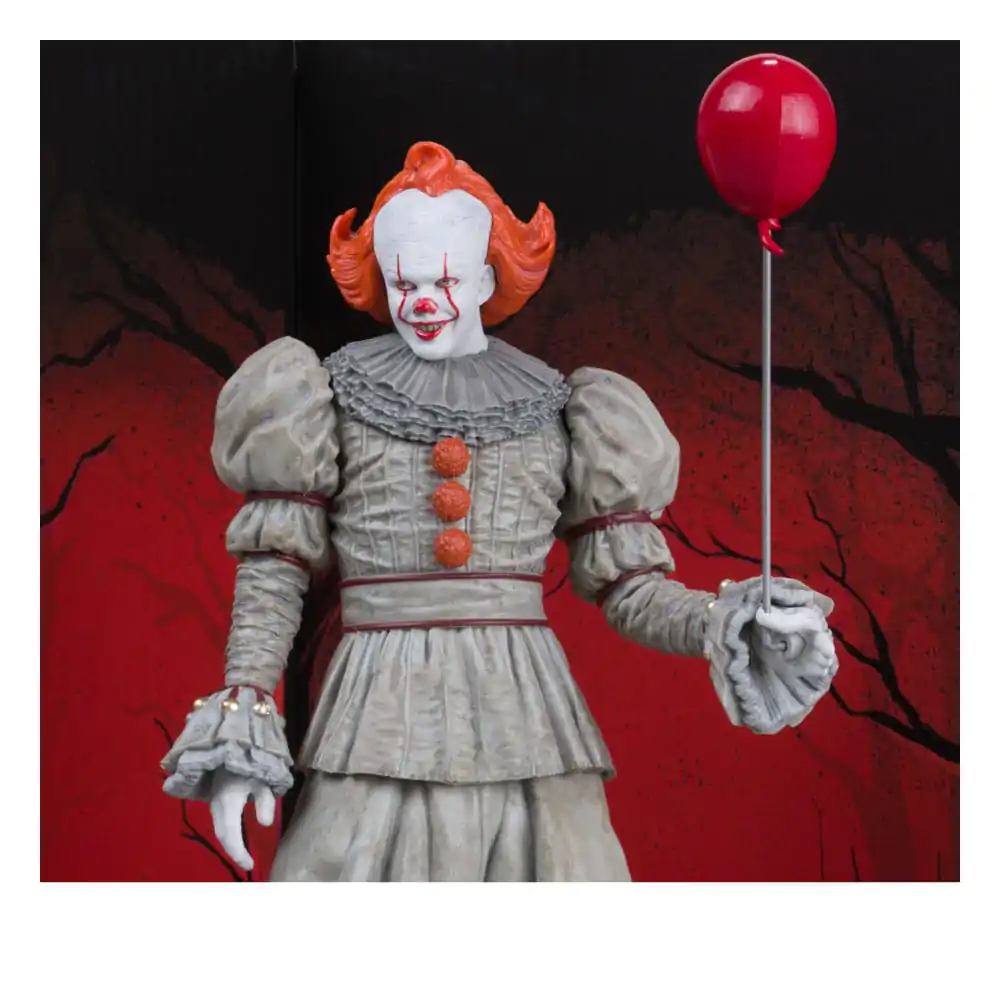 It: Welcome to Derry Movie Maniacs PVC Figur Pennywise (Gold Label) 16 cm Produktfoto