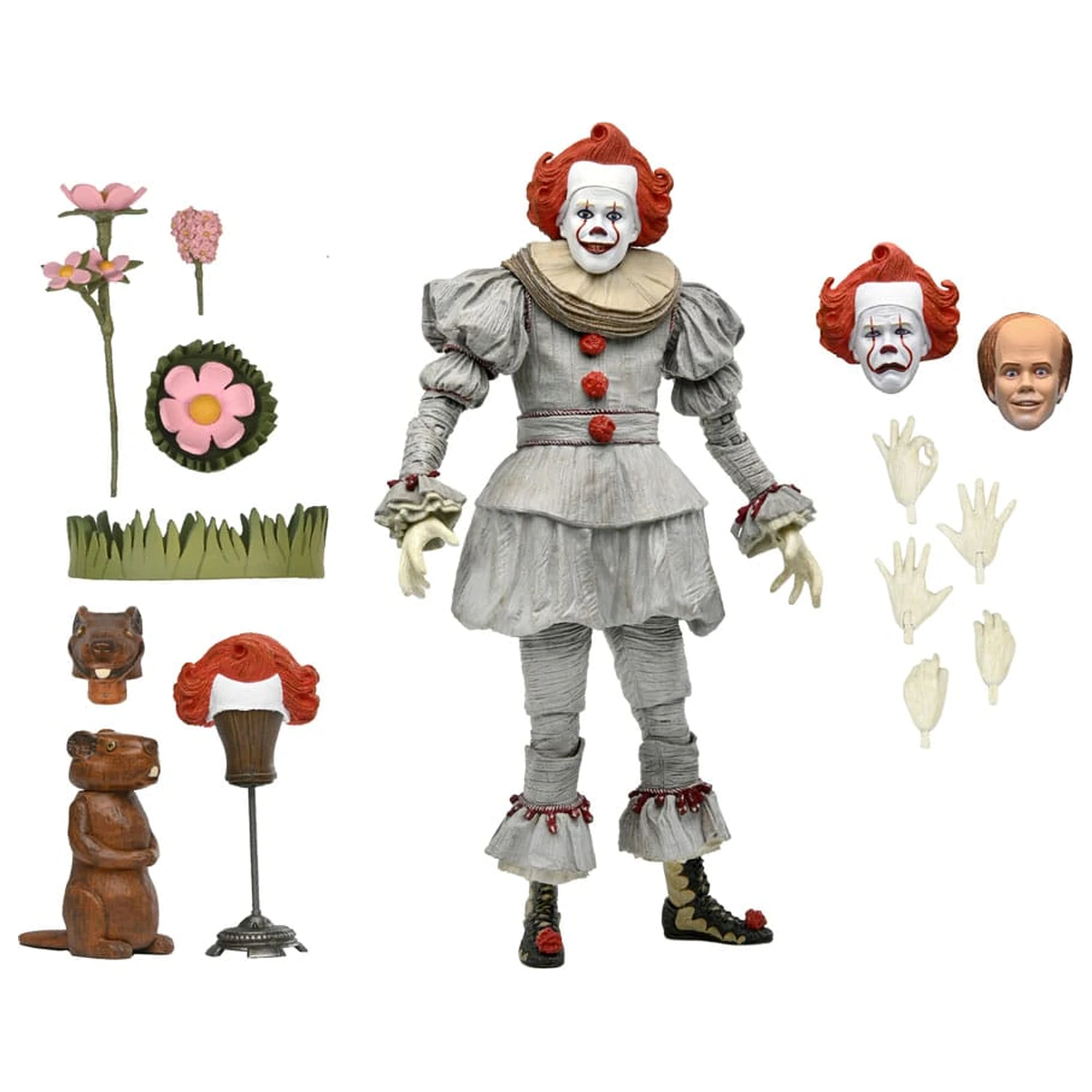 It: Welcome To Derry Actionfigur Ultimate Bob Gray As Pennywise 18 cm Produktfoto