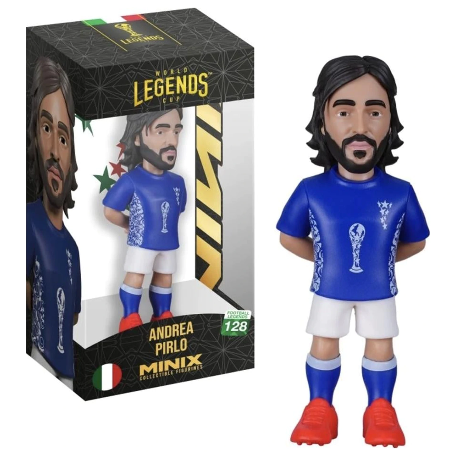 Italy Pirlo Figur Minix World Legends Pokal 12cm Produktfoto
