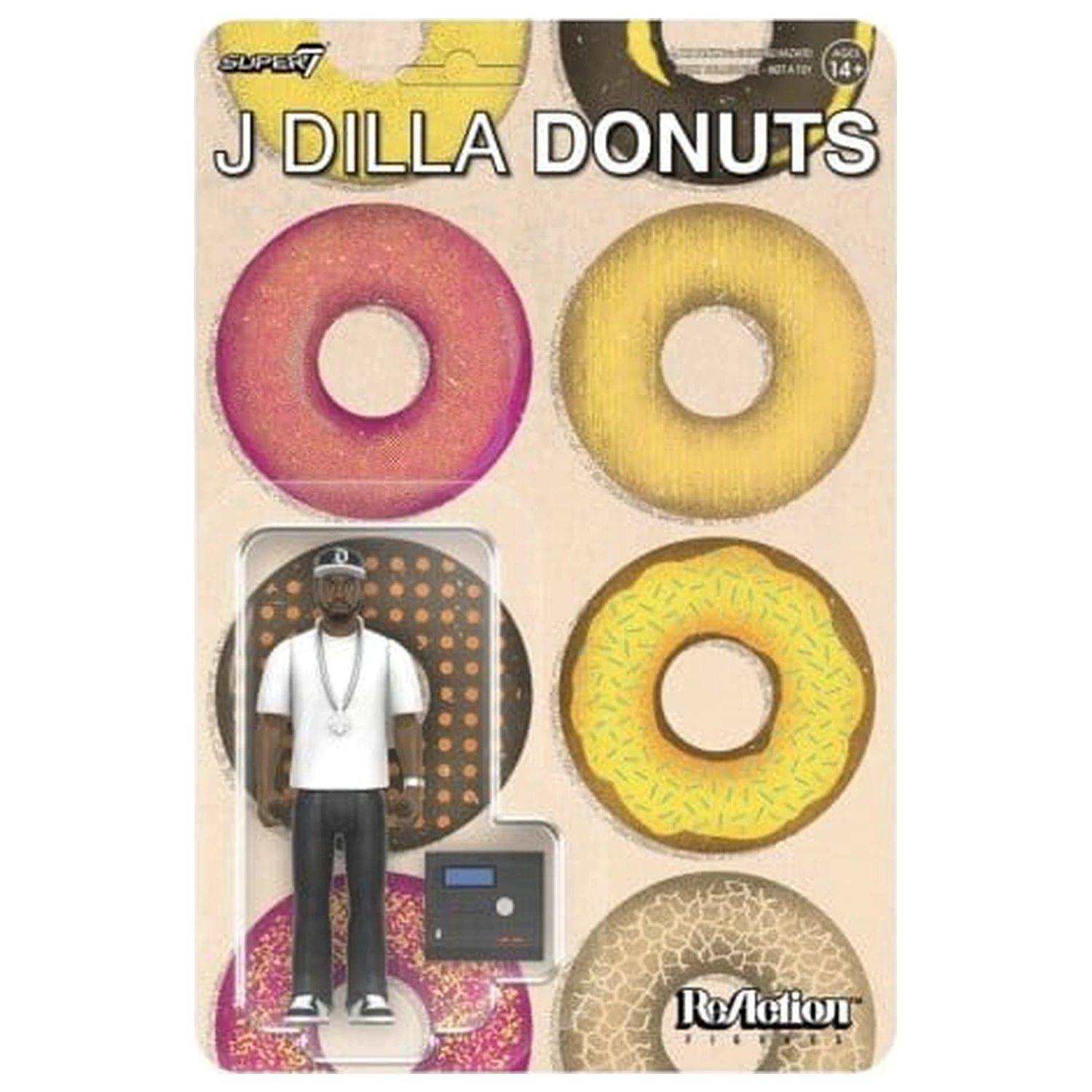 J Dilla ReAction Actionfigur Wave 02 J Dilla Donuts Produktfoto