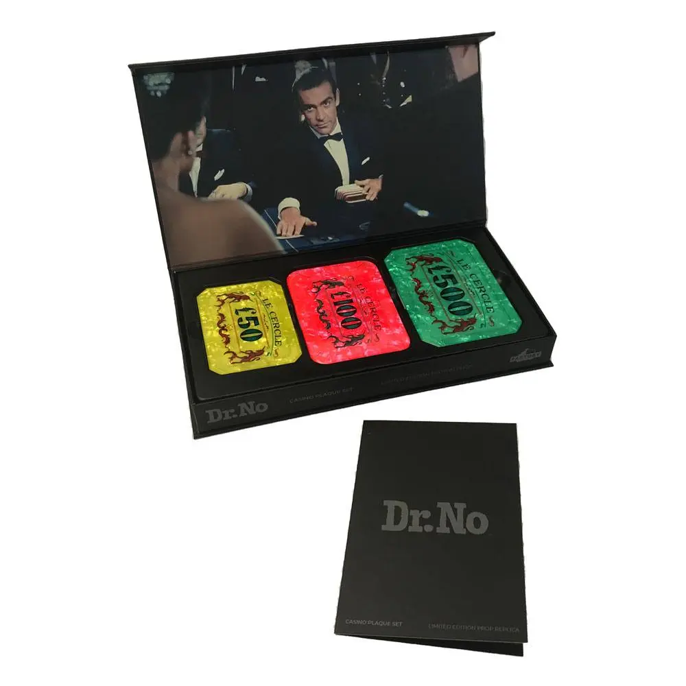 James Bond Replik 1/1 Dr. No Casino Plaketten Limited Edition termékfotó