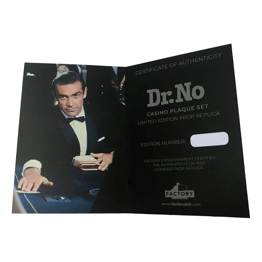 James Bond Replik 1/1 Dr. No Casino Plaketten Limited Edition termékfotó