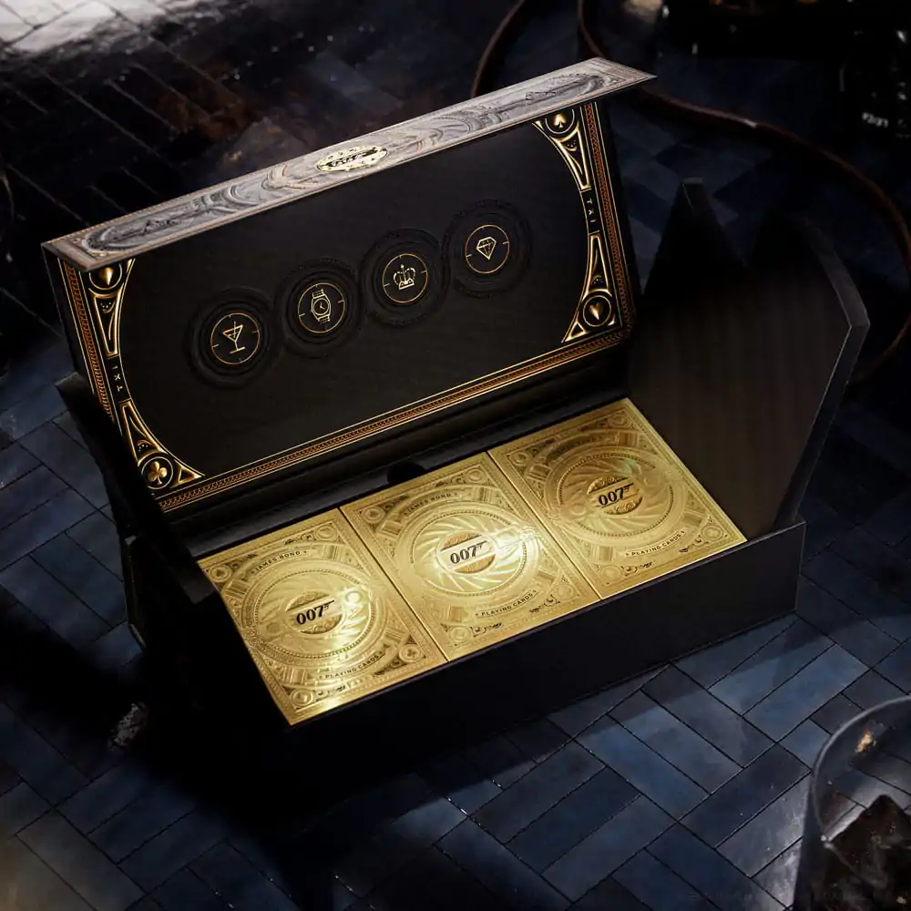 James Bond Spielkarten Box Set James Bond Gold Edition Produktfoto