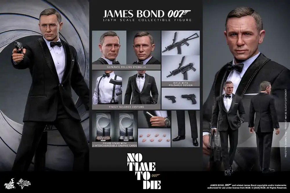 No Time to Die Movie Masterpiece Actionfigur 1/6 James Bond 30 cm Produktfoto