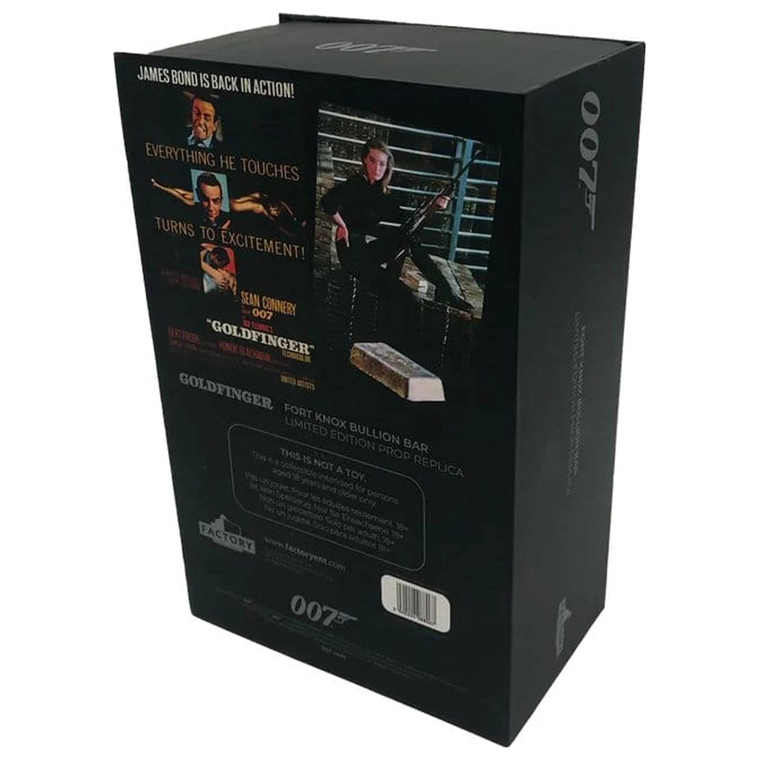 James Bond Prop Replik 1/1 Goldfinger Fort Knox Barrenstange 25 cm Limited Edition Produktfoto