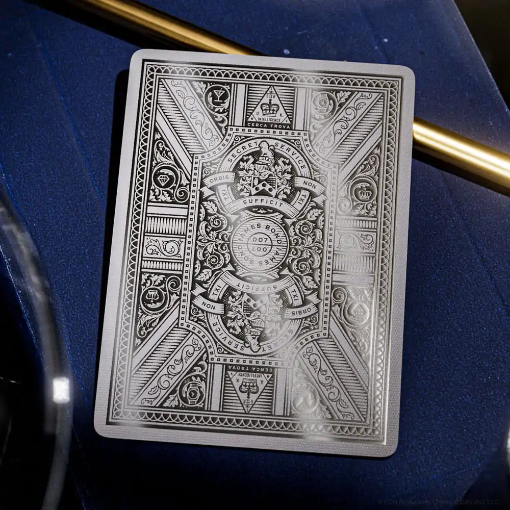 James Bond Spielkarten Silver Edition Produktfoto