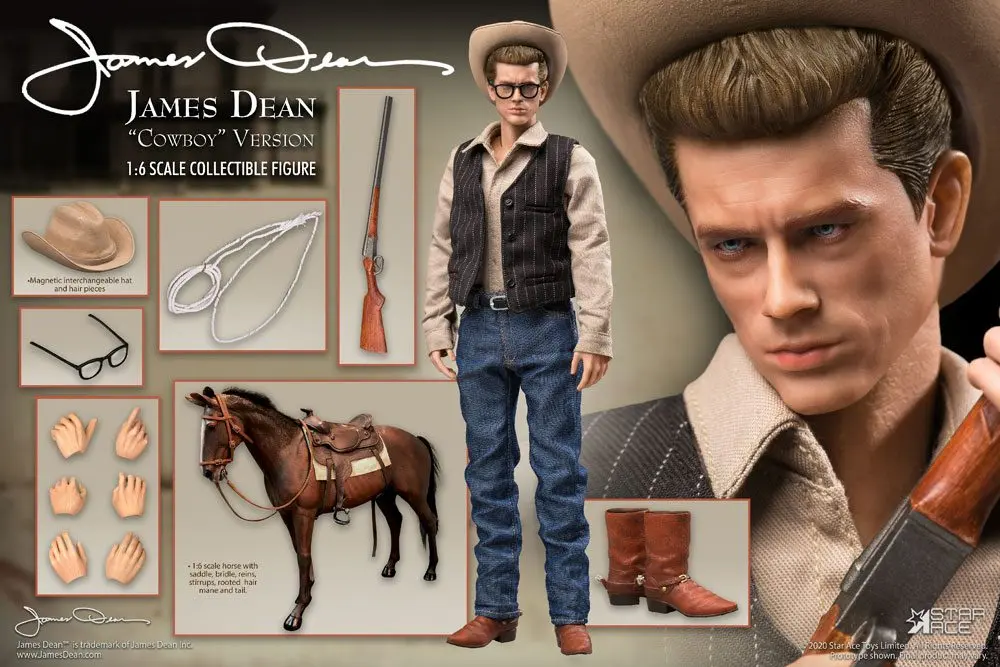 James Dean Actionfigur 1/6 James Dean Cowboy Deluxe Ver. 30 cm Produktfoto