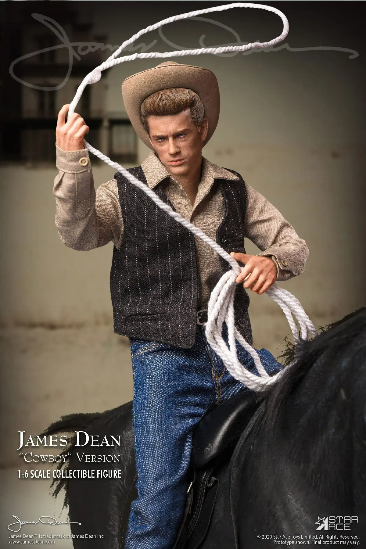 James Dean Actionfigur 1/6 James Dean Cowboy Deluxe Ver. 30 cm Produktfoto