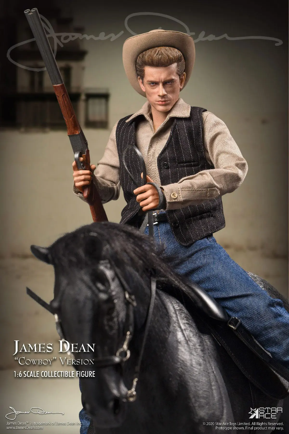 James Dean Actionfigur 1/6 James Dean Cowboy Deluxe Ver. 30 cm Produktfoto