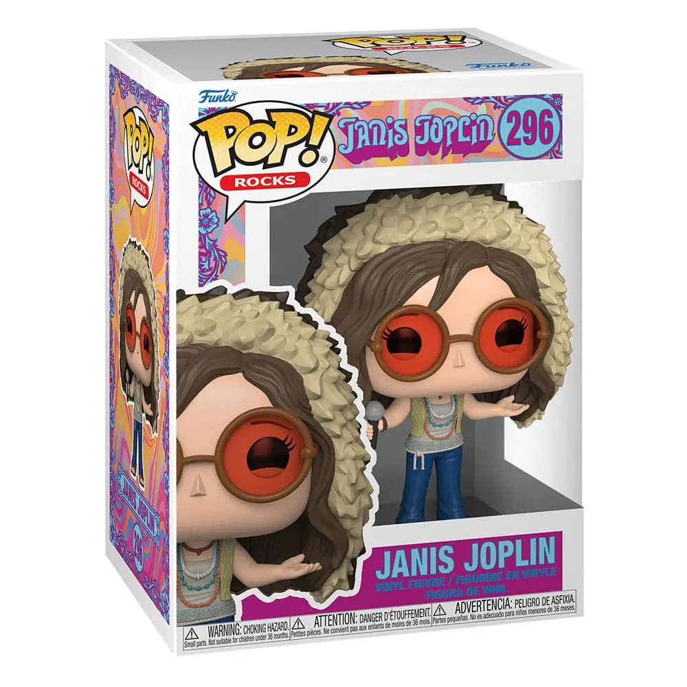 Janis Joplin POP! Rocks Vinyl Figur 9 cm Produktfoto