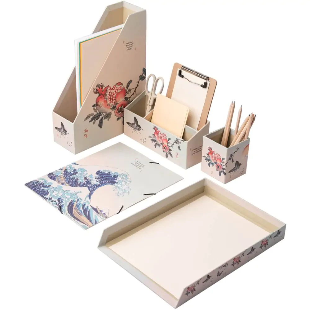 Japanischer Kunst Schreibtischorganizer Produktfoto
