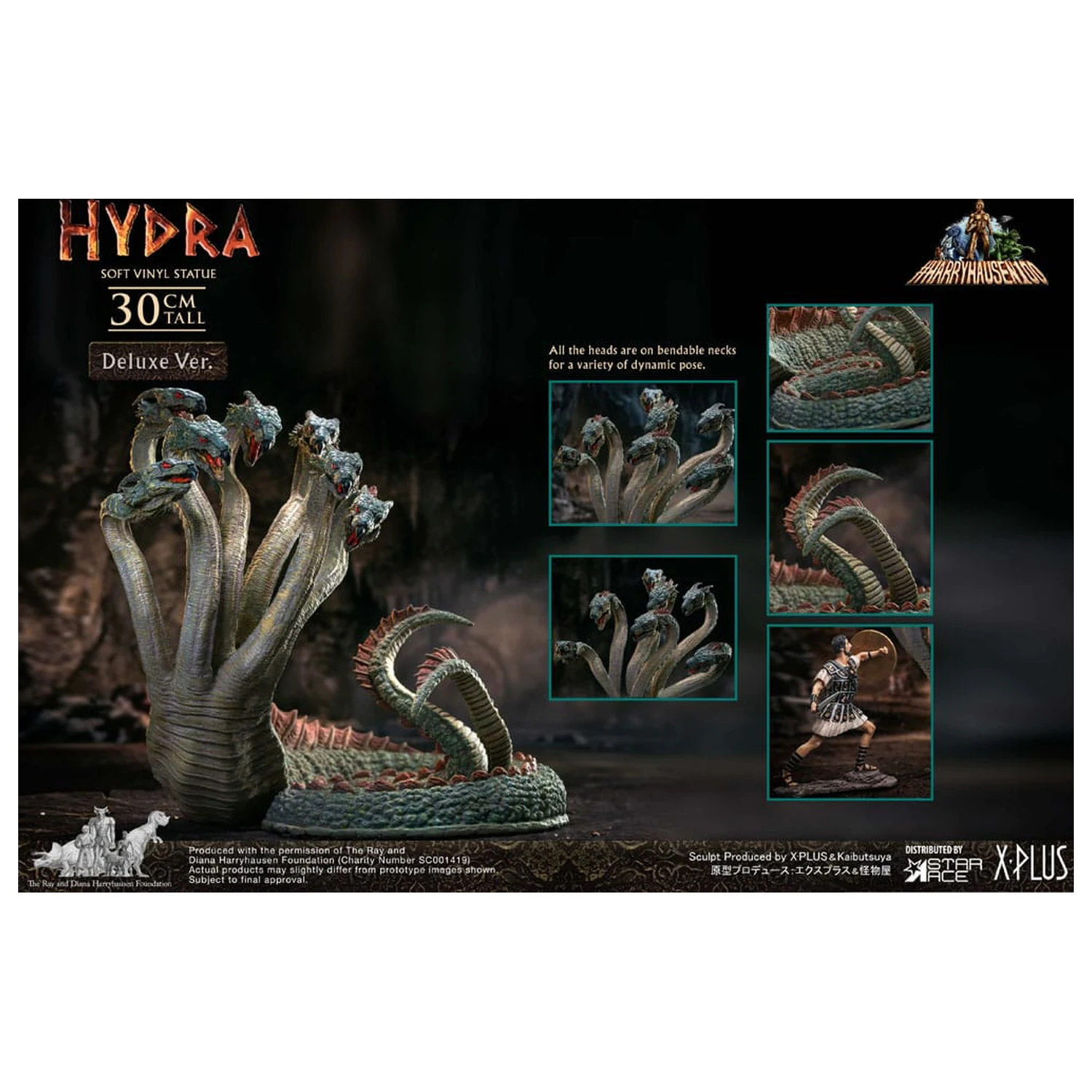 Jason and the Argonauts Weichvinyl Statue Hydra Deluxe Version 30 cm Produktfoto