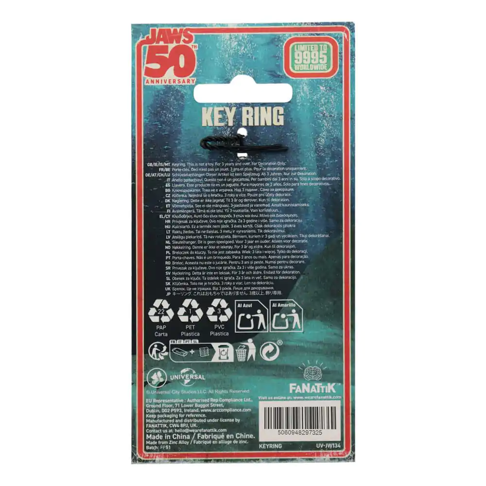 Jaws Keychain 50th Anniversary Regatta Boat Tour Limited Edition Schlüsselanhänger Produktfoto